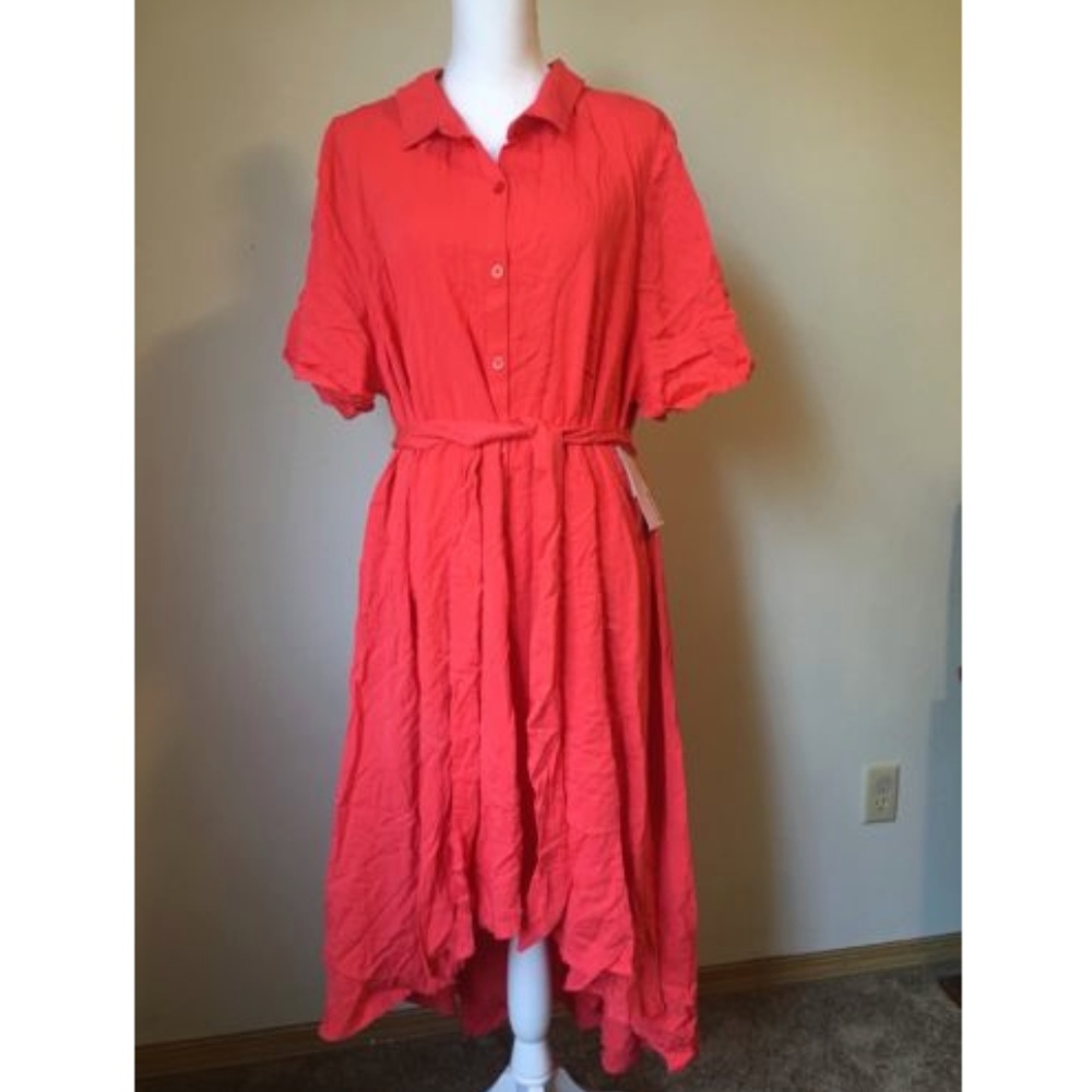 NEW Justfab Summer LightWeight Dress Plus Size 3X